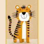 Poster "Tigrișor blând"