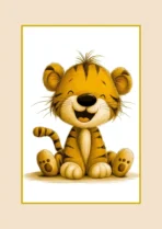 Poster pentru camera copiilor – Tigrișor vesel